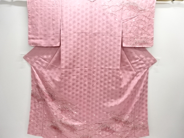 JAPANESE KIMONO / HOMONGI / SHIBORI / CLOUD